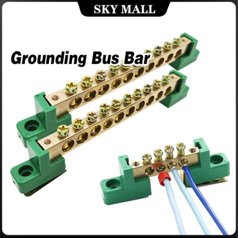 Power distribution block for grounding 